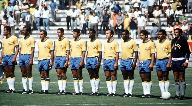 Brasil de 1970, uno de los mejores equipos de siempre.