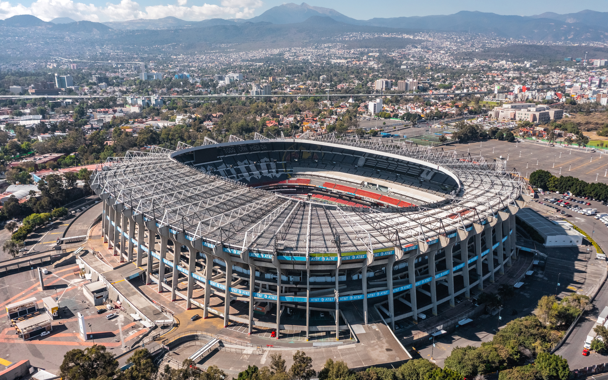El estadio Azteca, uno de los más grandes del mundo