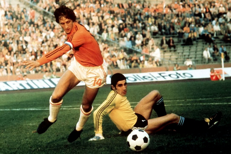 Cruyff llevó a Holanda hasta la final del Mundial de 1974.