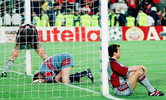 Oliver Kahn suffered the hardest blow of his career in the final of 1999.