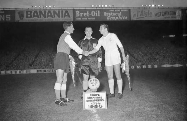 Stade Reims y Real Madrid se vieron las caras en la final de la Copa de Europa de 1956.