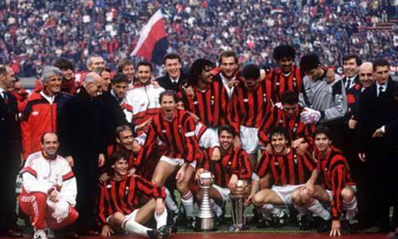 el Milan de Arrigo Sacchi