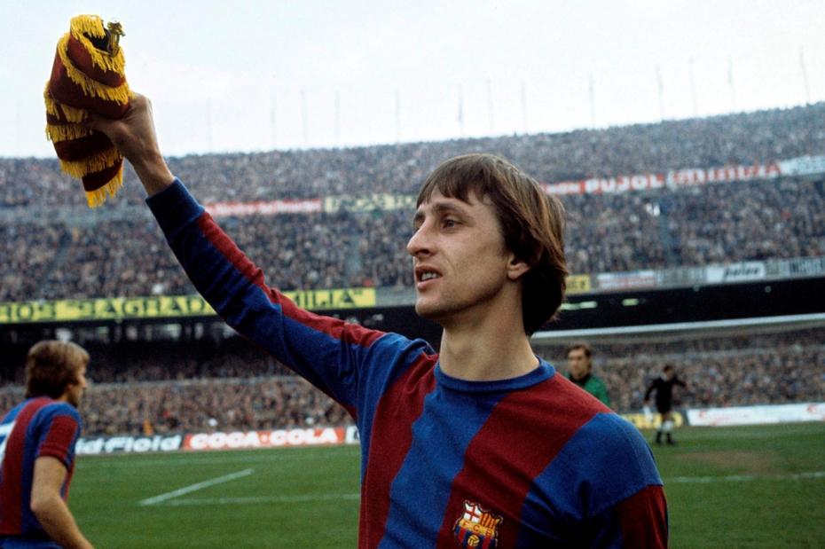 Johan Cruyff became a legend of the club and one of the most beloved by the Camp Nou.