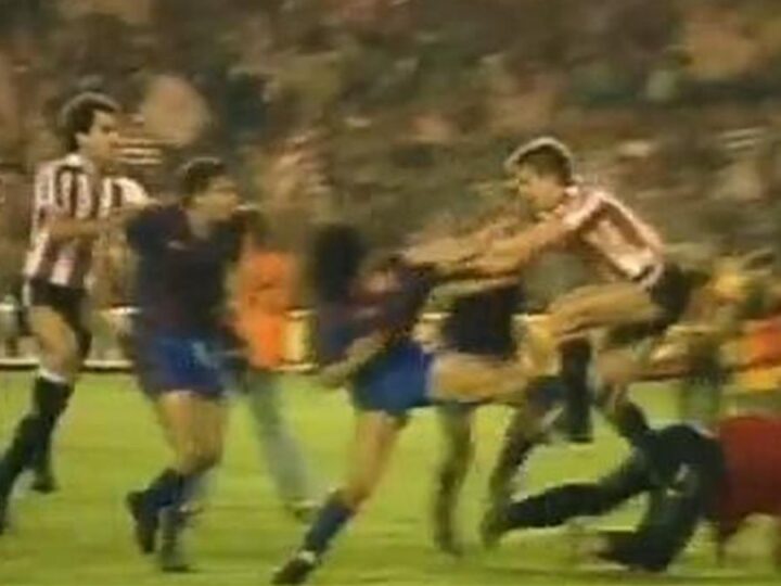 Aquella pelea de la final de Copa de 1984