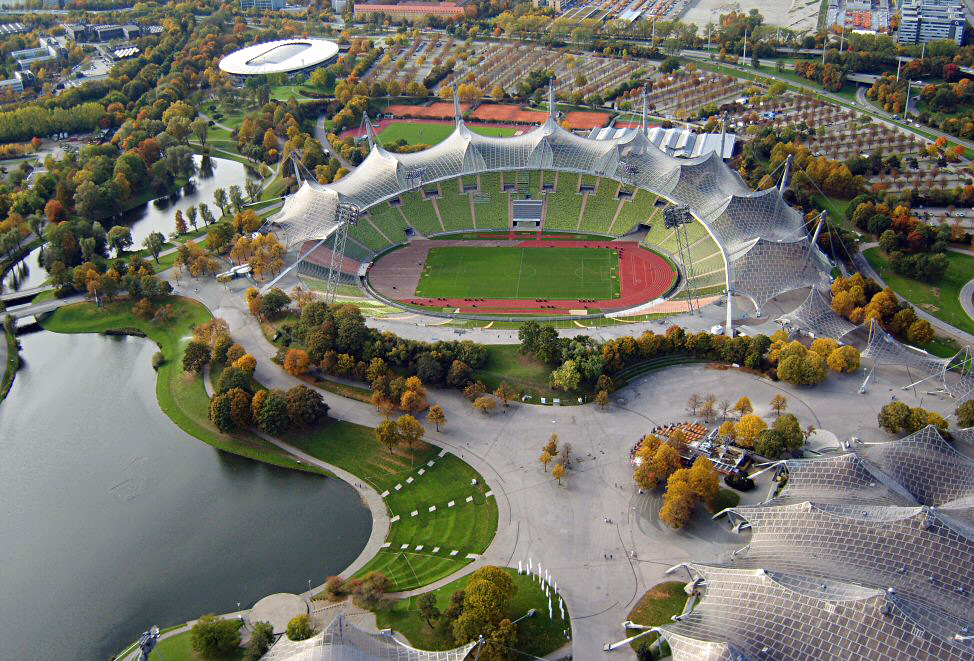 El Olympiastadion es uno de los recintos que ya son historia del fútbol.