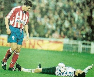 Lubo Penev Ale Bulgare qui est entré dans l'histoire de la Ligue espagnole Lubo Penev Atlético de Madrid
