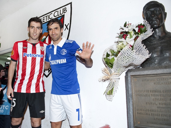 El homenaje a Pichichi era un clásico en el viejo estadio de San Mamés