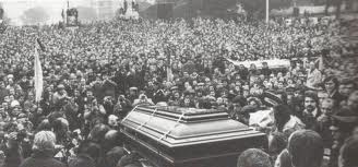 El entierro de Luciano Re Ceconni fue multitudinario.