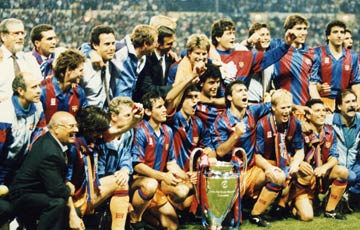 Barcelona gewann ihren ersten Europa-Cup 1992. Es war im Wembley-Stadion