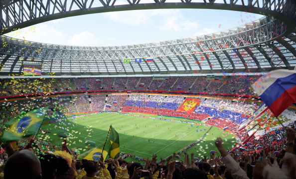 Con 80.000 personas y sin pista de atletismo. Así será el aspecto del estadio para el Mundial 2018.