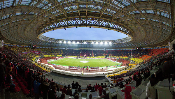 Das Luzhniki-Stadion, das Haus des russischen Fußballs