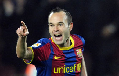 Andres Iniesta, best Playmaker of the Year