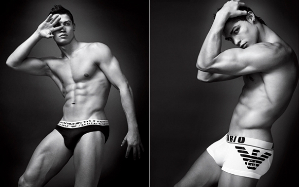 Cristiano Ronaldo es un asiduo a posar en calzoncillos.