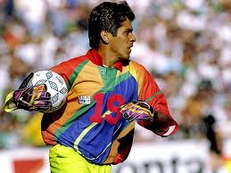 Los atuendos de Jorge Campos no dejaban indiferente a nadie.