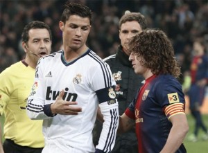 Real Madrid 1 Barcelona 1 Copa del Rey, Ronaldo y Puyol
