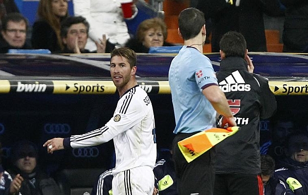 Sergio Ramos konnte bestraft werden mit bis 4 Streichhölzer