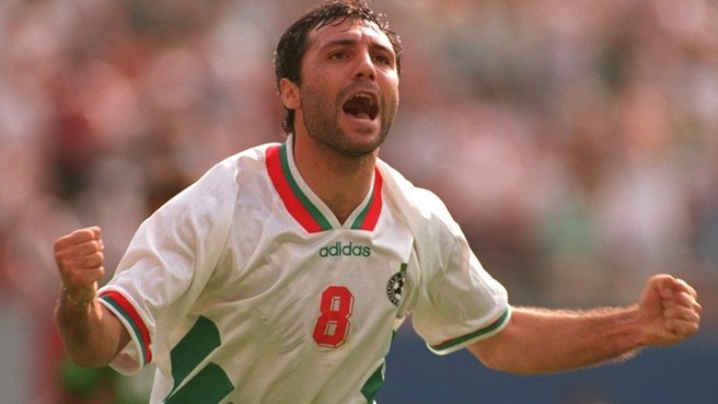 Hristo Stoichkov se salió en el Mundial de USA 94.