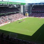 El Parken Stadion se puede cubrir en unos pocos minutos.
