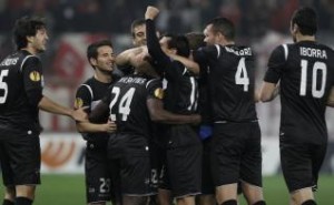 Olympiakos- Levante gol de Martins
