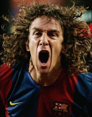 Puyol uno de los jugadores mas feos del fubol