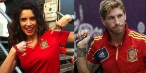 Sergio Ramos and Pilar Rubio, one of the handsome guys in the world of football