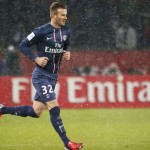 Paris Saint Germain won the derby Marseille in France to debut Beckham