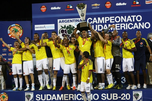 Colombia, campeón del Sudamericano sub-20