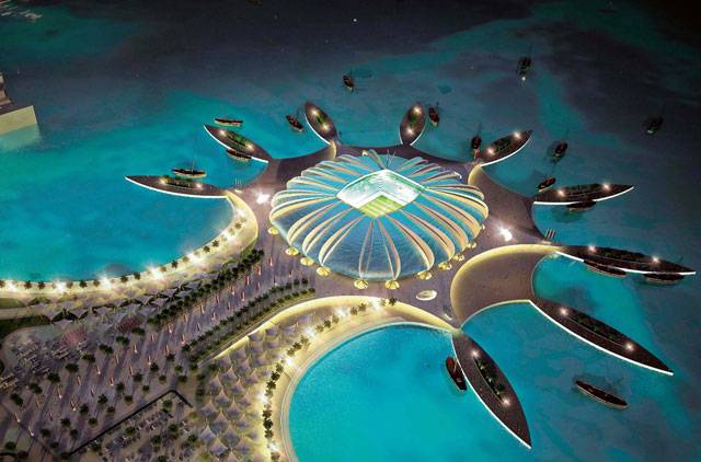 Doha Port Stadium: an artificial peninsula for a golf real treat for the World 2022