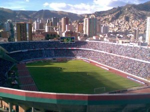 El Hernando Siles de la Paz, el estadio más alto del mundo a 3605 metros de altitud