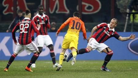AC Milan 2- Barcelona 0: los italianos complican el pase a los cuartos de final
