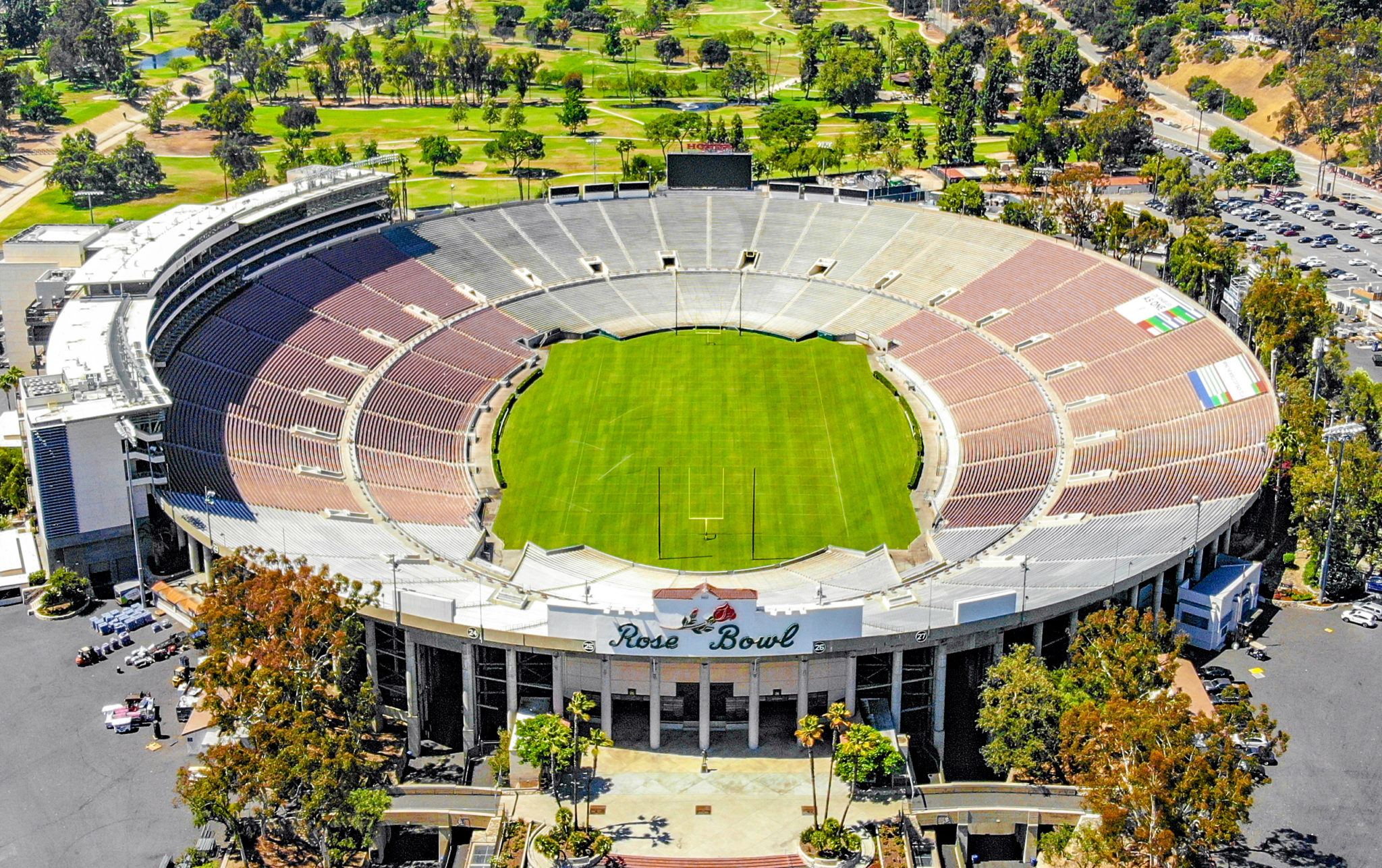 El Rose Bowl de Los Ángeles, uno de los estadios más grandes del planeta