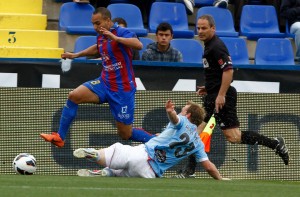 El Zhar frente Celta de Vigo 2013