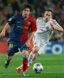 Barcelona 4 Bayern M 0: El Barcelona ya destrozó al Bayern de Munich en 2009 1 Messi-Ribery 2009