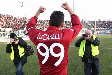 Cristiano Lucarelli, el "Toro" de Livorno.