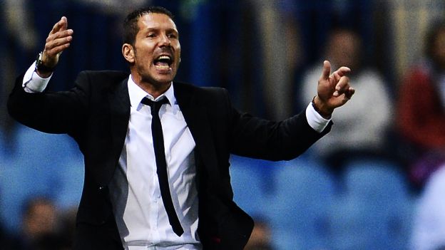 Cholo Simeone, un tipo de mucho carácter.