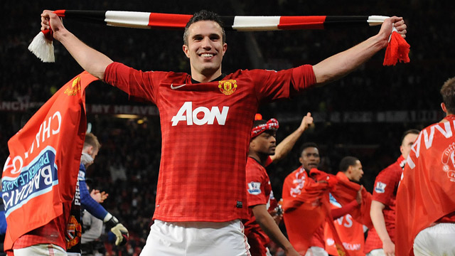 Robin van Persie, máximo goleador de la Premier League 2012-13