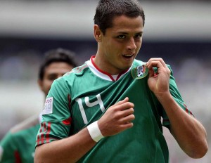 Chicharito is the best known player of the Aztecs