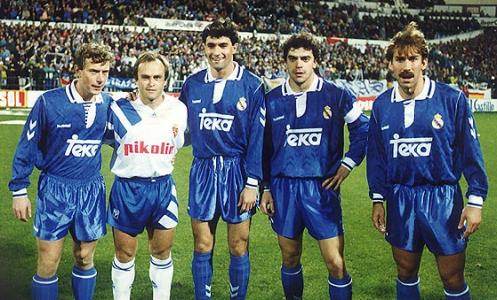 La Quinta del Buitre forma parte de la historia del Real Madrid 1 La Quinta del buitre en 1994
