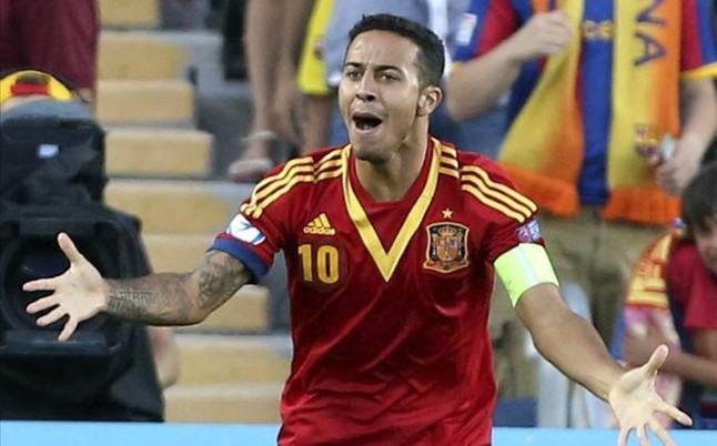 Spain proclaims champion of Europe sub 21 beating Italy 4-2 with three goals from Thiago