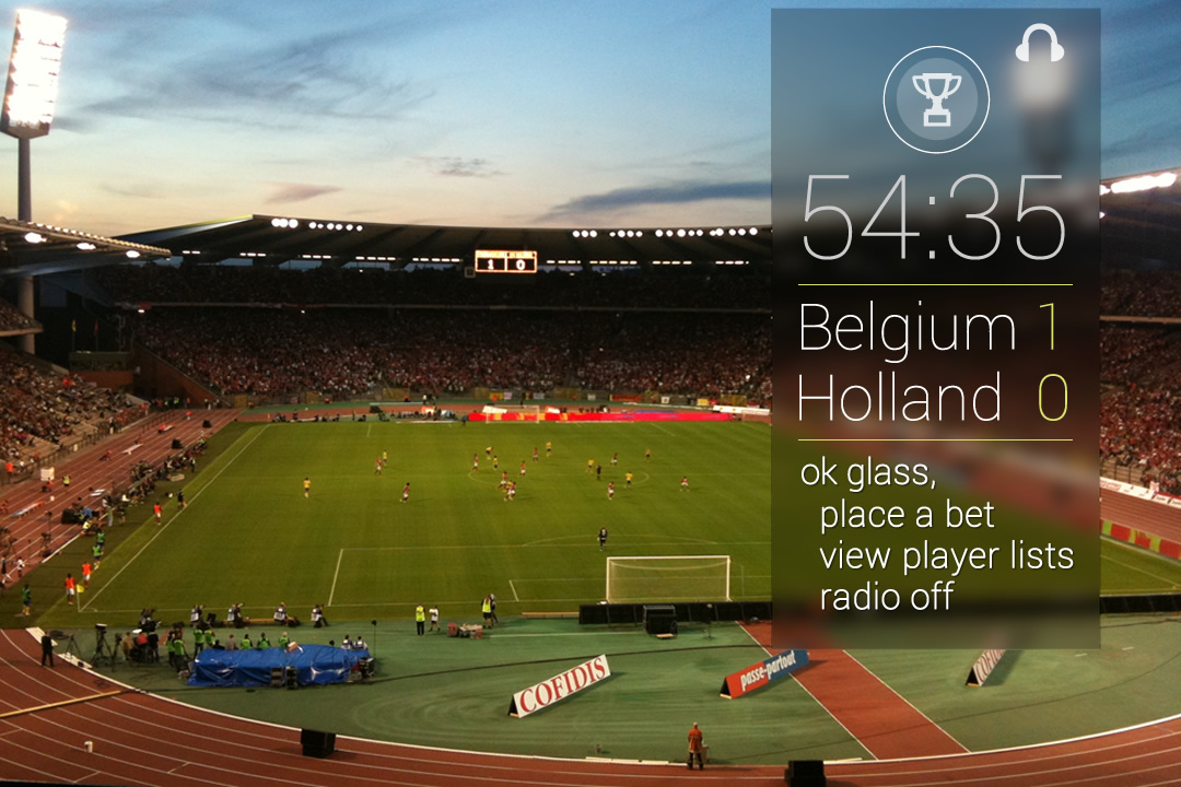 Google Glass will revolutionize the world of football