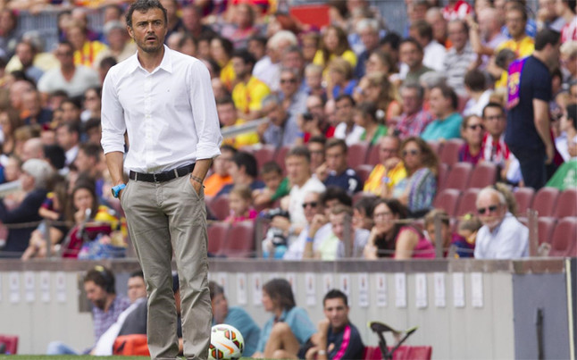 Luis Enrique, el jefe del Barça.