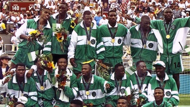 Nigeria was Olympic champion in Atlanta 96.