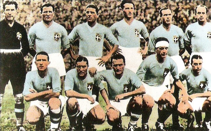 El once italiano que se coronó Campeón del Mundial de 1934
