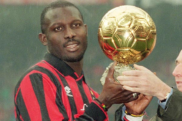 George Weah won the Golden Ball