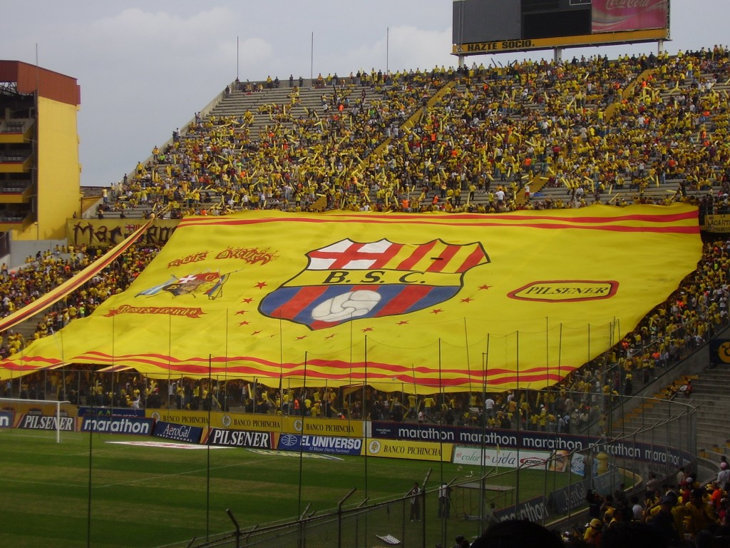 Aquí juega otro Barcelona, el de Guayaquil.