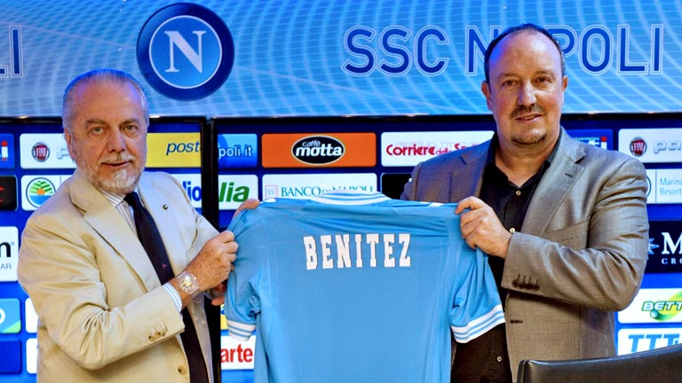 Benitez entrenará al Nápoles la próxima temporada.
