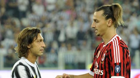 Pirlo y Ibrahimovic, dos de los mejores. Ambos son gitanos.