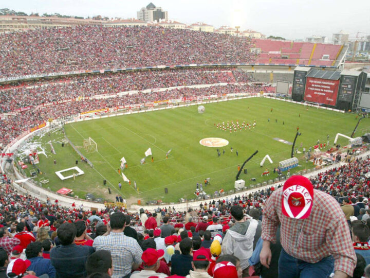 Das Estadio da Luz in Lissabon war eines der größten