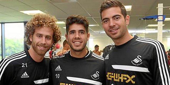 White hair, Pozuelo and Jordi Amat are the last three Spaniards to reach Swansea 