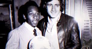 Chinaglia and Pele were teammates in the Cosmos.
